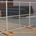 Cercado temporal libre galvanizado sumergido caliente de los EEUU, cerca plegable portátil con el soporte temporal del metal / del plástico de la cerca